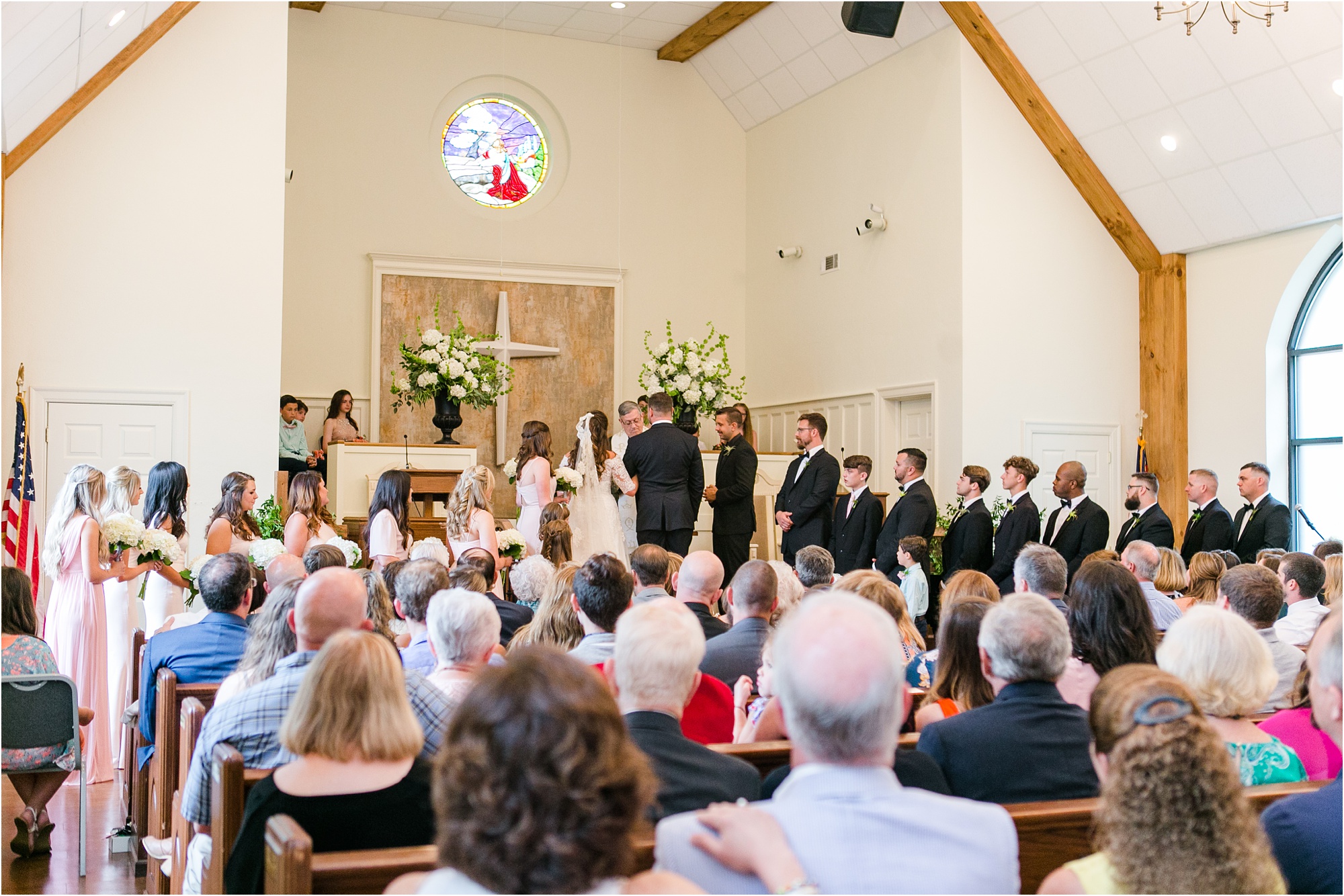white and wood church macon georgia wedding