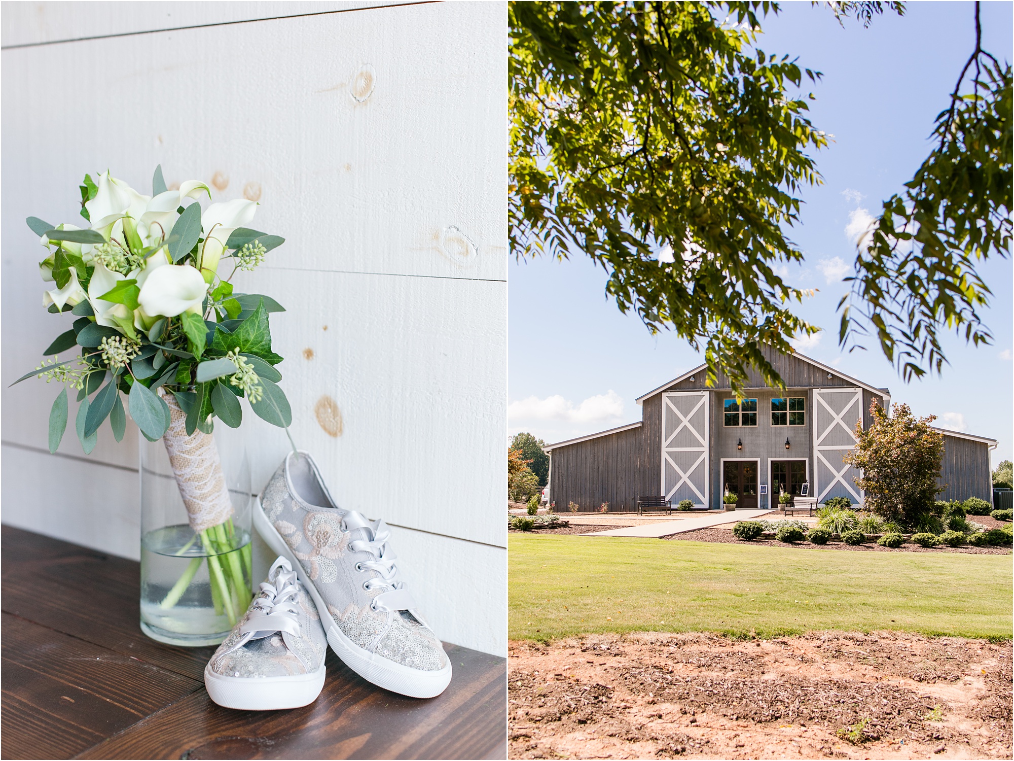 grant hill farms athens georgia wedding photographer sequin shoes and bouquet