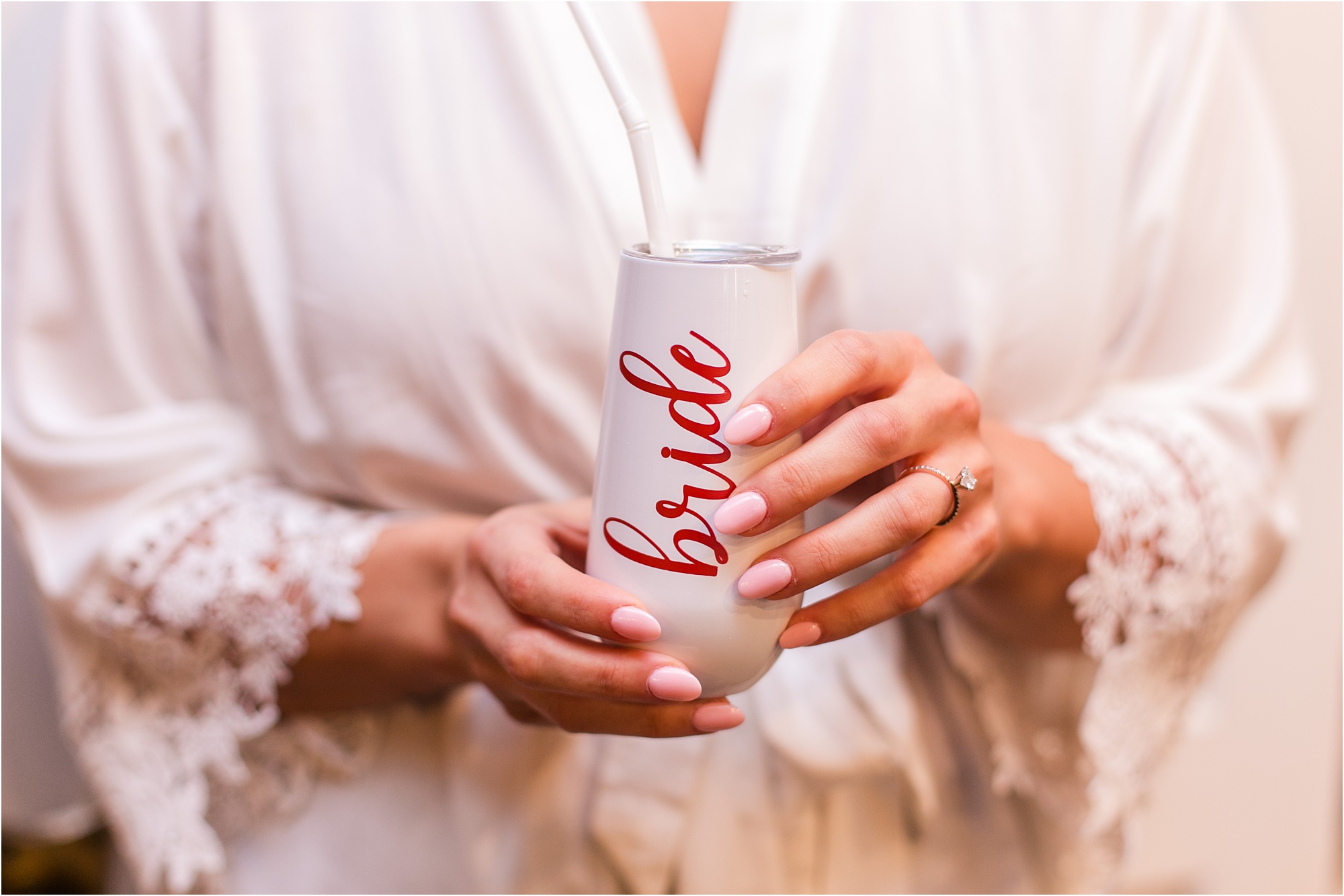 rock barn canton ga macon ga wedding photographer getting ready white bride cup pink lettering