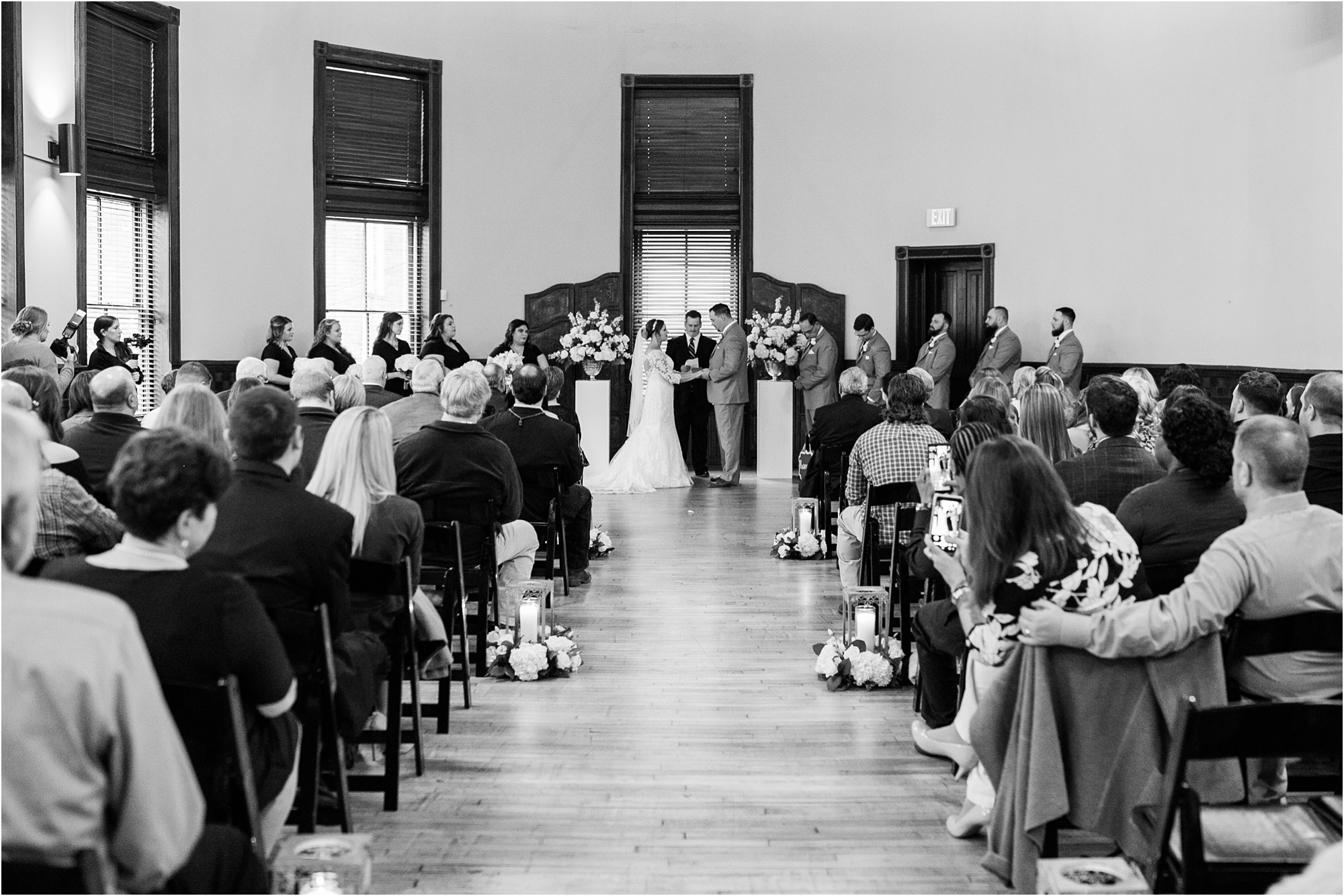 www.stephaniegorephoto.com library ballroom wedding ceremony